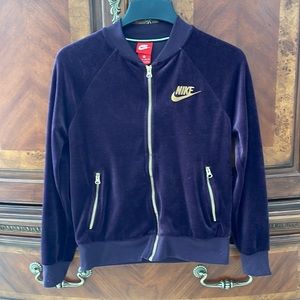 Nike velvet sweatshirt